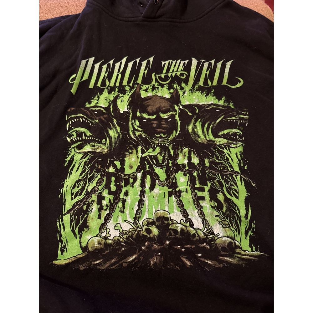 Pierce The Veil Broken Promises Hoodie XXL What If I Can't Forget  You XXL (Lexi